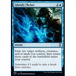 Magic löskort: Kaldheim Commander: Ghostly Flicker