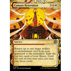 Magic löskort: March of the Machine: The Aftermath: Campus Renovation (alternative art)