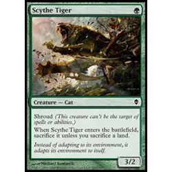Magic löskort: Zendikar: Scythe Tiger