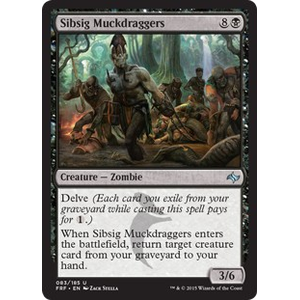 Magic löskort: Fate Reforged: Sibsig Muckdraggers
