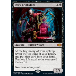 Magic löskort: Double Masters: Dark Confidant (Foil)