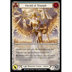 FaB Löskort: Dusk till Dawn: Herald of Triumph (Blue) (Extended Art)