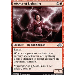 Magic löskort: Eldritch Moon: Weaver of Lightning