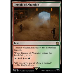 Magic löskort: Universes Beyond: Doctor Who: Temple of Abandon