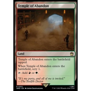 Magic löskort: Universes Beyond: Doctor Who: Temple of Abandon
