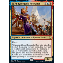 Magic löskort: Commander Legends: Zara, Renegade Recruiter