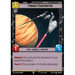 Star Wars: Unlimited Löskort: Legends of the Force: Forged Starfighter