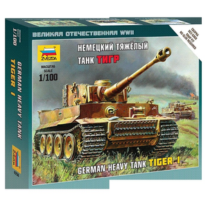 German Tiger I - heavy tank 1/100