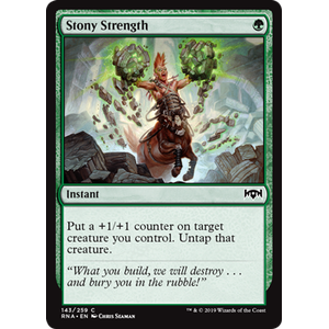 Magic löskort: Ravnica Allegiance: Stony Strength