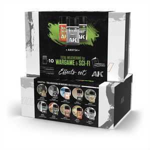 Total Weathering for Wargame & Sci-Fi Effects Set (8x35ml + 2x30ml)
