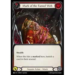 FaB Löskort: The Hunted: Mark of the Funnel Web (Red) (Rainbow Foil)