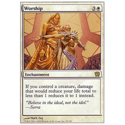 Magic löskort: 9th Edition: Worship