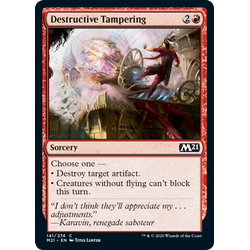 Magic löskort: Core Set 2021: Destructive Tampering (Foil)