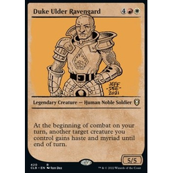 Magic löskort: Commander Legends: Battle for Baldur's Gate: Duke Ulder Ravengard (alternative art) (Foil) (Japansk)