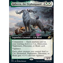 Magic löskort: Ikoria: Lair of Behemoths: Kaheera, the Orphanguard (alternative art) (Foil)