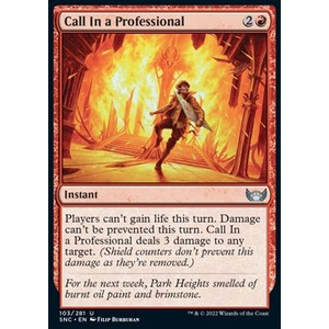 Magic löskort: Streets Of New Capenna: Call In a Professional