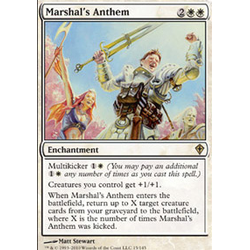 Magic löskort: Worldwake: Marshal's Anthem