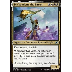 Magic löskort: Edge of Eternities: Syr Vondam, the Lucent (Foil)