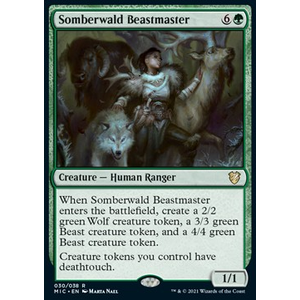 Magic löskort: Commander: Innistrad: Midnight Hunt: Somberwald Beastmaster
