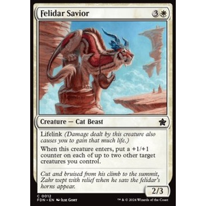 Magic löskort: Magic: The Gathering Foundations: Felidar Savior
