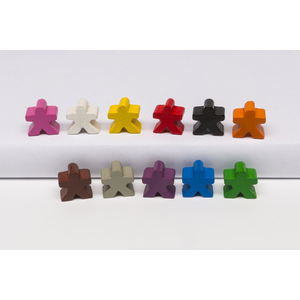 Spelpjäs: Meeple People - grey (1st)