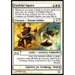Magic löskort: Betrayers of Kamigawa: Faithful Squire
