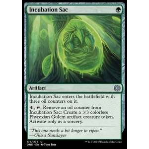 Magic löskort: Phyrexia: All Will Be One: Incubation Sac