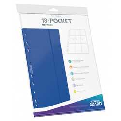 Ultimate Guard 18-Pocket Pages Side-Loading Blue (10)
