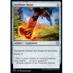 Magic löskort: Kaldheim Commander: Swiftfoot Boots