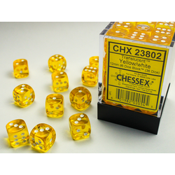 Translucent: Yellow/white (36-dice set)