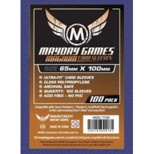 Card Sleeves "7 Wonders" Purple 65x100 mm (100) (Mayday)