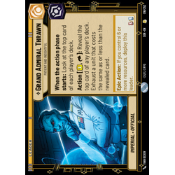 Star Wars: Unlimited Löskort: Spark of Rebellion: Grand Admiral Thrawn, Patient and Insightful