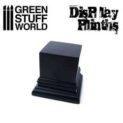 Square Block Plinth: 4x4 cm - Black