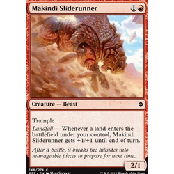 Magic löskort: Battle for Zendikar: Makindi Sliderunner