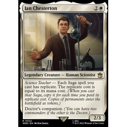 Magic löskort: Universes Beyond: Doctor Who: Ian Chesterton