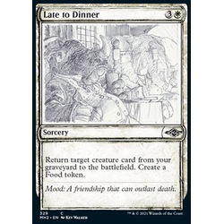 Magic löskort: Modern Horizons 2: Late to Dinner (alternative art)
