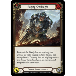 FaB Löskort: Welcome to Rathe Unlimited: Raging Onslaught (Red) (Rainbow Foil)