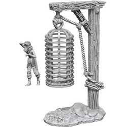 Pathfinder Deep Cuts (unpainted): Hanging Cage (wave 12, larger version)