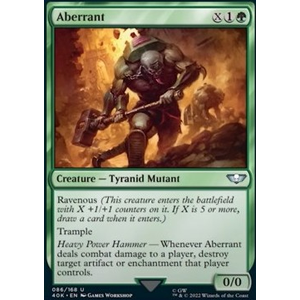 Magic löskort: Universes Beyond: Warhammer 40,000: Aberrant