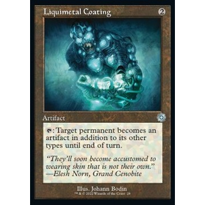 Magic löskort: The Brothers' War: Liquimetal Coating (Foil)