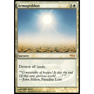Magic löskort: Judge Reward Promo: Armageddon (Foil)