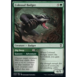 Magic löskort: Commander Legends: Battle for Baldur's Gate: Colossal Badger