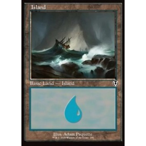 Magic löskort: Magic: Innistrad Remastered: Island (v.2) (Foil)