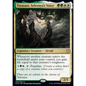 Magic löskort: Commander 2019: Trostani, Selesnya's Voice