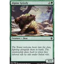 Magic löskort: Khans of Tarkir: Alpine Grizzly
