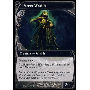 Magic löskort: Future Sight: Street Wraith