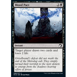 Magic löskort: Innistrad: Midnight Hunt: Blood Pact (Foil)