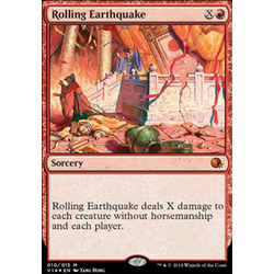 Magic löskort: Annihilation: Rolling Earthquake (Foil)