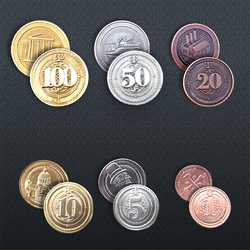 Hegemony: Lead Your Class to Victory - Deluxe Metal Coins (85)