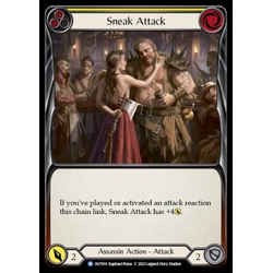 FaB Löskort: Outsiders: Sneak Attack (Yellow) (Rainbow Foil)